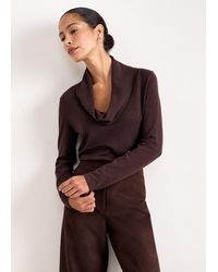 Phase Eight - Lottie Cowl Neck Knit - Lyst