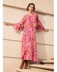 Phase Eight - Annalisia Tiered Floral Skirt - Lyst
