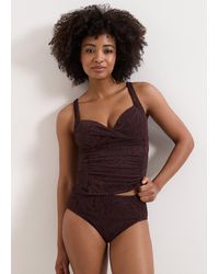 Phase Eight - Chocolate Textured Tankini Bottom - Lyst