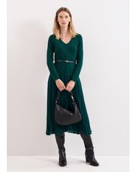 Phase Eight - Petite Kai V Neck Plain Dress - Lyst