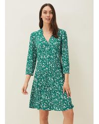 Phase Eight - 's Penele Abstract Print Dress - Lyst