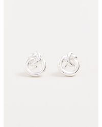 Phase Eight - Knotted Stud Earrings - Lyst