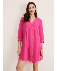 Phase Eight - Penele Linen Swing Dress - Lyst