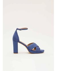 Phase Eight - Suede Platform Heels - Lyst