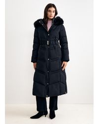 Phase Eight - Dixie Long Fur Hood Puffer - Lyst