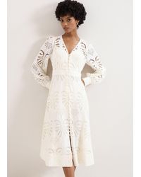 Phase Eight - Inara Lace Midi Dress - Lyst