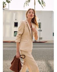 Phase Eight - Elena Linen Blend Blazer - Lyst