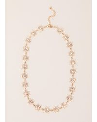 Phase Eight - Plated Snowflake Necklace - Lyst