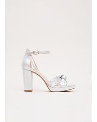 Phase Eight - Knot Front Platform Sandals - Lyst