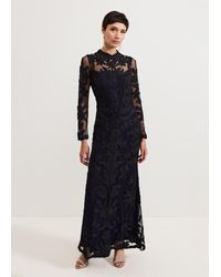 Phase Eight - Geneve Tapework Maxi Dress - Lyst