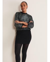 Phase Eight - Becca Batwing Sequin Dress - Lyst