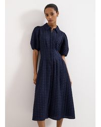 Phase Eight - Petite Yasmine Textured Midi Dress - Lyst