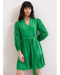 Phase Eight - Florie Tie Waist Swing Dress - Lyst