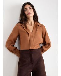 Phase Eight - Rihannon Wrap Long Sleeve Shirt - Lyst