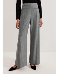 Phase Eight - Dilly Pleat Detail Wide Leg Trouser - Lyst