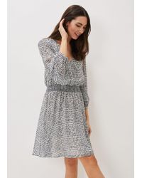 Phase Eight - Paige Abstract Print Dress - Lyst