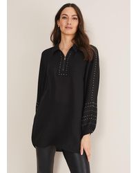 Phase Eight - Tullulah Heatfix Sleeve Tunic Blouse - Lyst