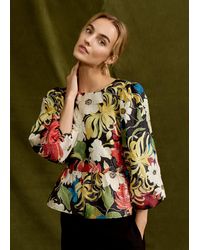 Phase Eight - Ellis Peplum Hem Top - Lyst