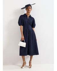 Phase Eight - Petite Yasmine Textured Midi Dress - Lyst