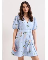 Phase Eight - Velma Floral Mini Dress - Lyst