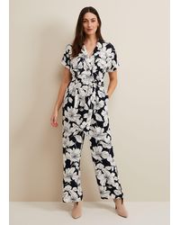 Phase Eight - Constance Floral Jumpsuit - Lyst