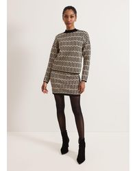 Phase Eight - Tanya Shimmer Geo Mini Skirt - Lyst