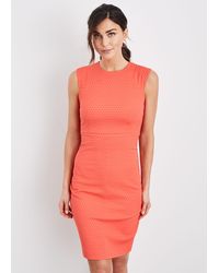 Damsel In A Dress - 's Romano Textured Fitted Dress - Lyst