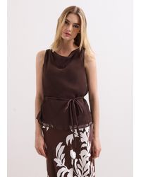 Phase Eight - Hazel Silk Sleeveless Top - Lyst