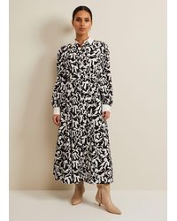 Phase Eight - Petite Bonnie Bow Shirt Midi Dress - Lyst