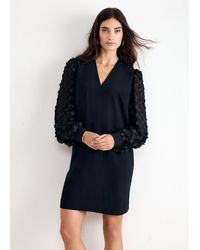 Phase Eight - Petite Laura Swing Sleeve Detail Mini Dress - Lyst