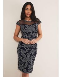 Phase Eight - Petite Zila Tapework Dress - Lyst