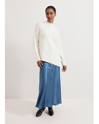 Phase Eight - Orla Satin Slip Midi Skirt - Lyst