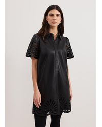 Phase Eight - Fae Cutwork Pu Mini Dress - Lyst