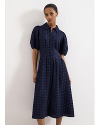 Phase Eight - Petite Yasmine Textured Midi Dress - Lyst