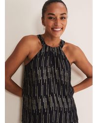 Phase Eight - Eula Lurex Halterneck Top Co-Ord - Lyst