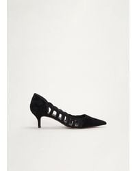 Phase Eight - Suede Cut Out Court Shoe - Lyst