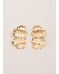Phase Eight - Textured Statement Earrings - Lyst