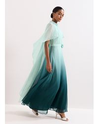 Phase Eight - Petite Aspen Ombre Cape Maxi Dress - Lyst