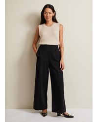 Phase Eight - Mila Ponte Wide Leg Trousers - Lyst