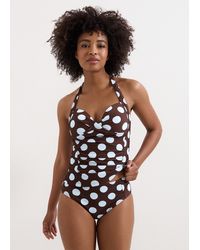 Phase Eight - Chocolate & Spot Tankini Bottom - Lyst
