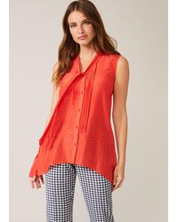 Phase Eight - Ysanne Silk Blend Blouse - Lyst