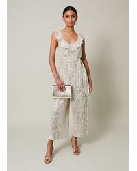 Phase Eight - Tazanna Sequin Wide Leg Jumpsuit - Lyst