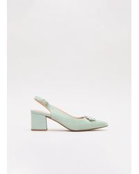 Phase Eight - Sparkle Slingback Block Heel Shoes - Lyst