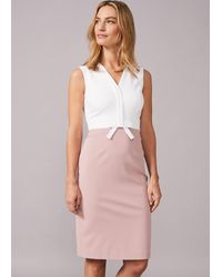 Phase Eight - Loanne Bow Detail Dress - Lyst
