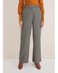Phase Eight - Nouria Herringbone Tapered Trouser - Lyst