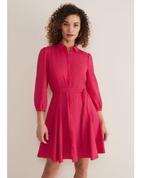 Phase Eight - Lucie Linen Shirt Dress - Lyst