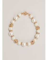 Phase Eight - Bead And Pearl Bracelet - Lyst