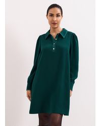 Phase Eight - Petite Gina Collar Swing Dress - Lyst