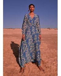 Phase Eight - Claudia Printed Maxi Dress - Lyst
