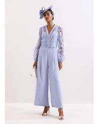 Phase Eight - Petite Winona Lace Jumpsuit - Lyst